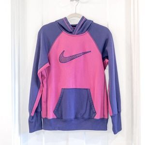 Nike Therma-Fit Purple Hoodie Sweatshirt Medium